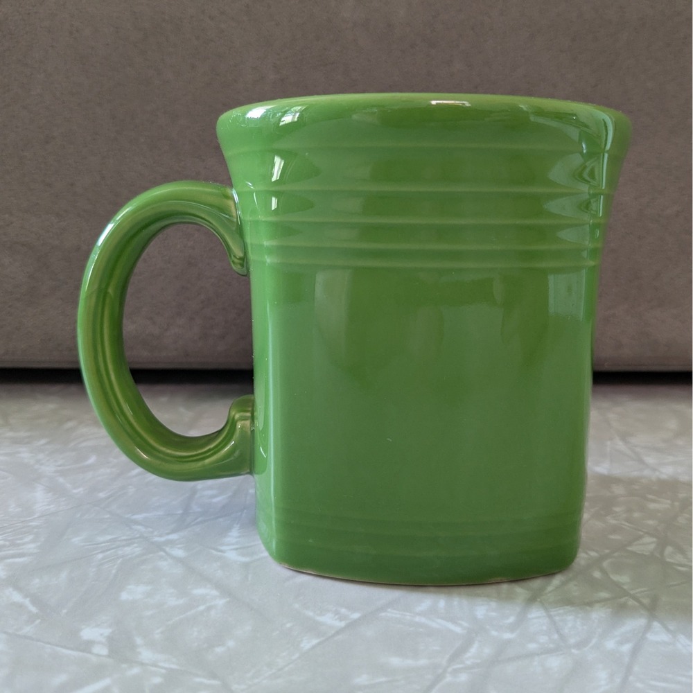 Fiestaware Shamrock Green Square Coffee Mug D Handle Retired